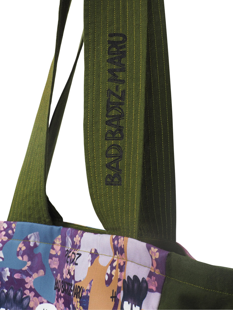 PEDZ X BADTZ CAMOUFLAGE TOTE BAG