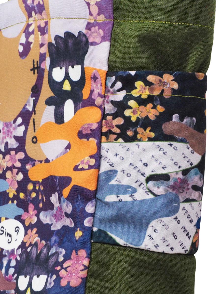 PEDZ X BADTZ CAMOUFLAGE TOTE BAG