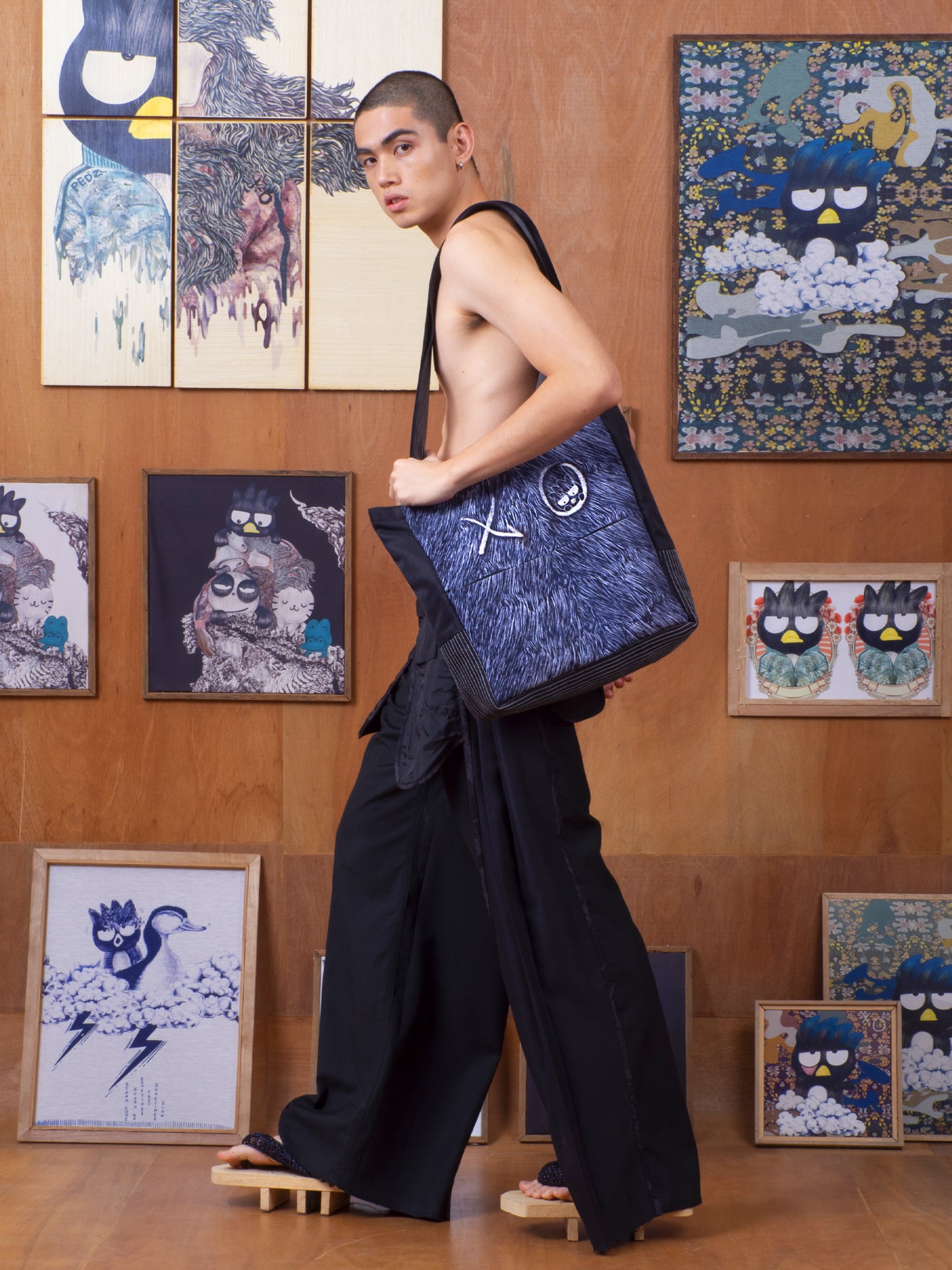 BLACK PEDZ x BADTZ TOTE BAG