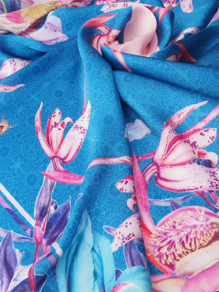 Blue Shala & Pink Moon Scarf