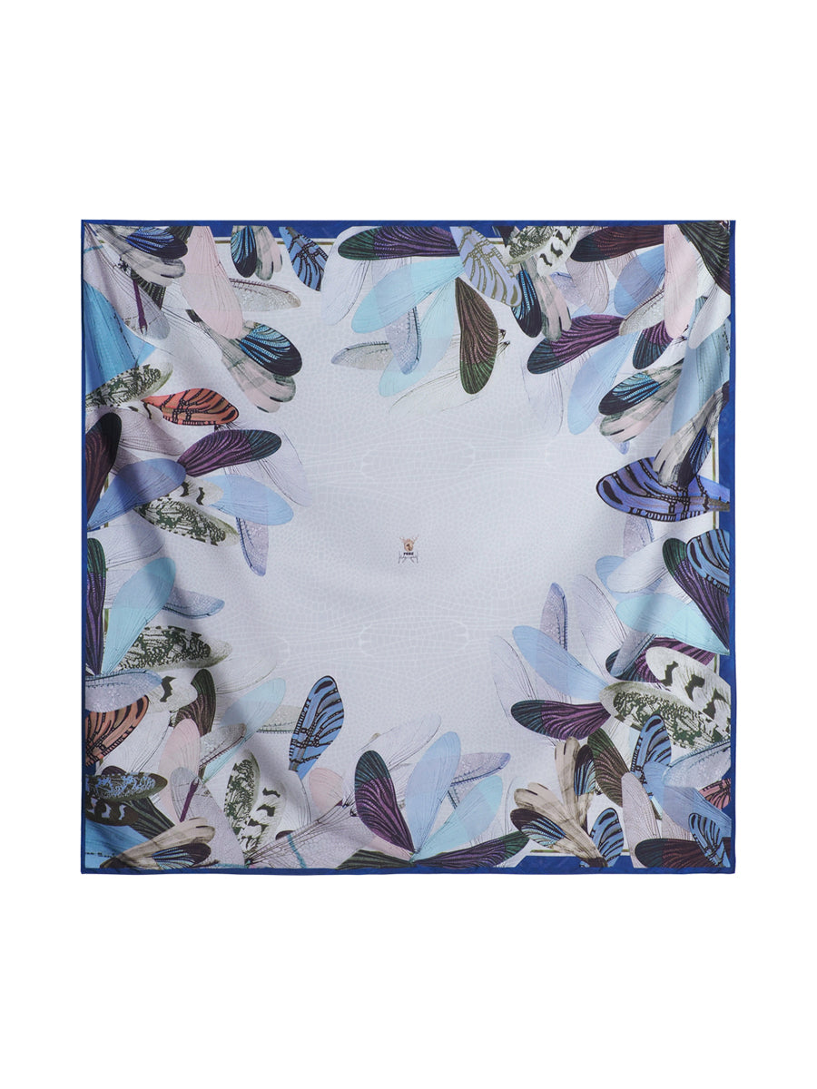 Blue Dragonfly Wings Scarf
