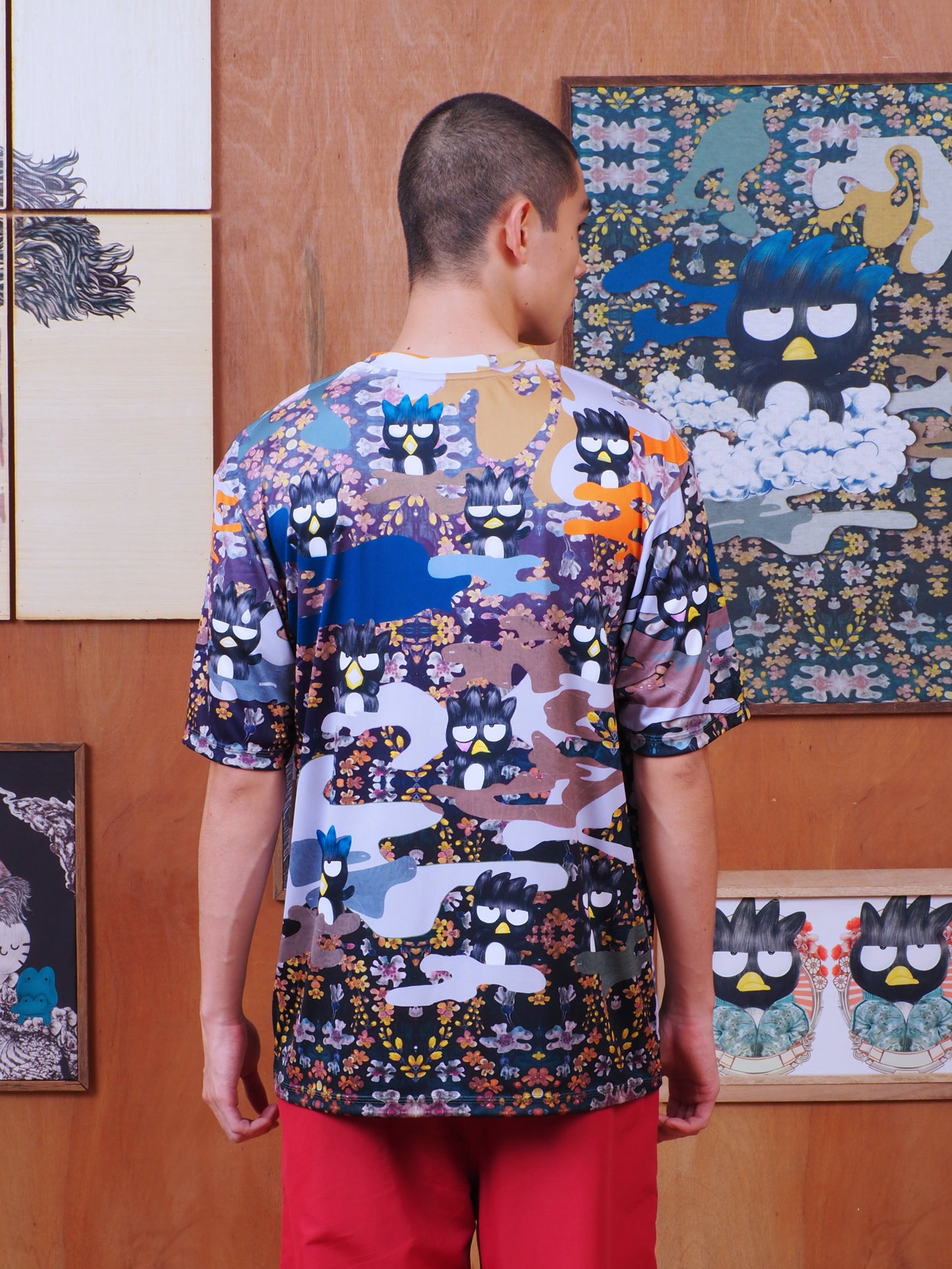 BADTZ-MARU CAMOUFLAGE T-SHIRT