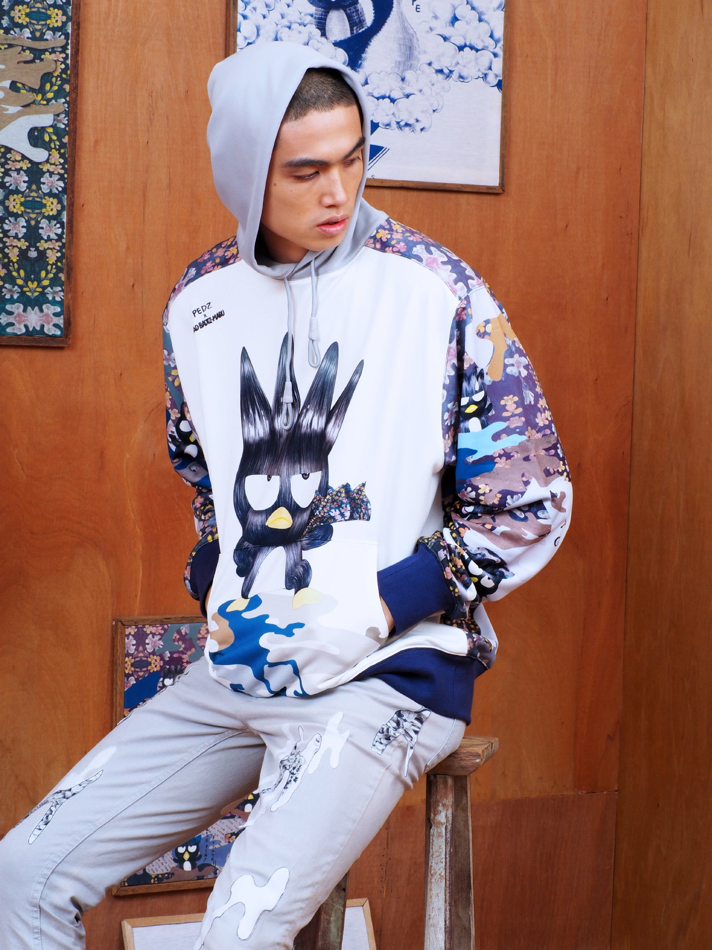 เสื้อฮู้ดลายพราง BADTZ-MARU
