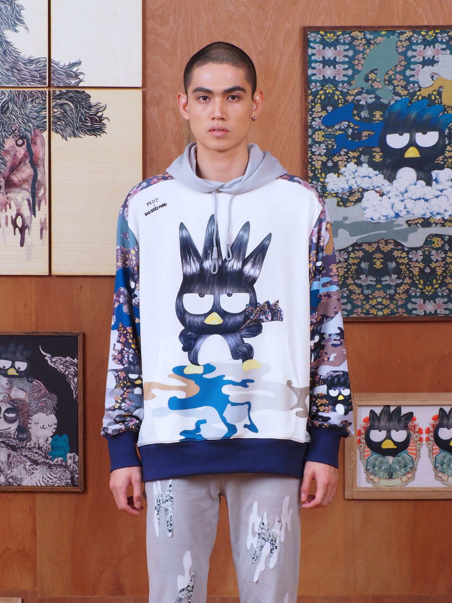 เสื้อฮู้ดลายพราง BADTZ-MARU