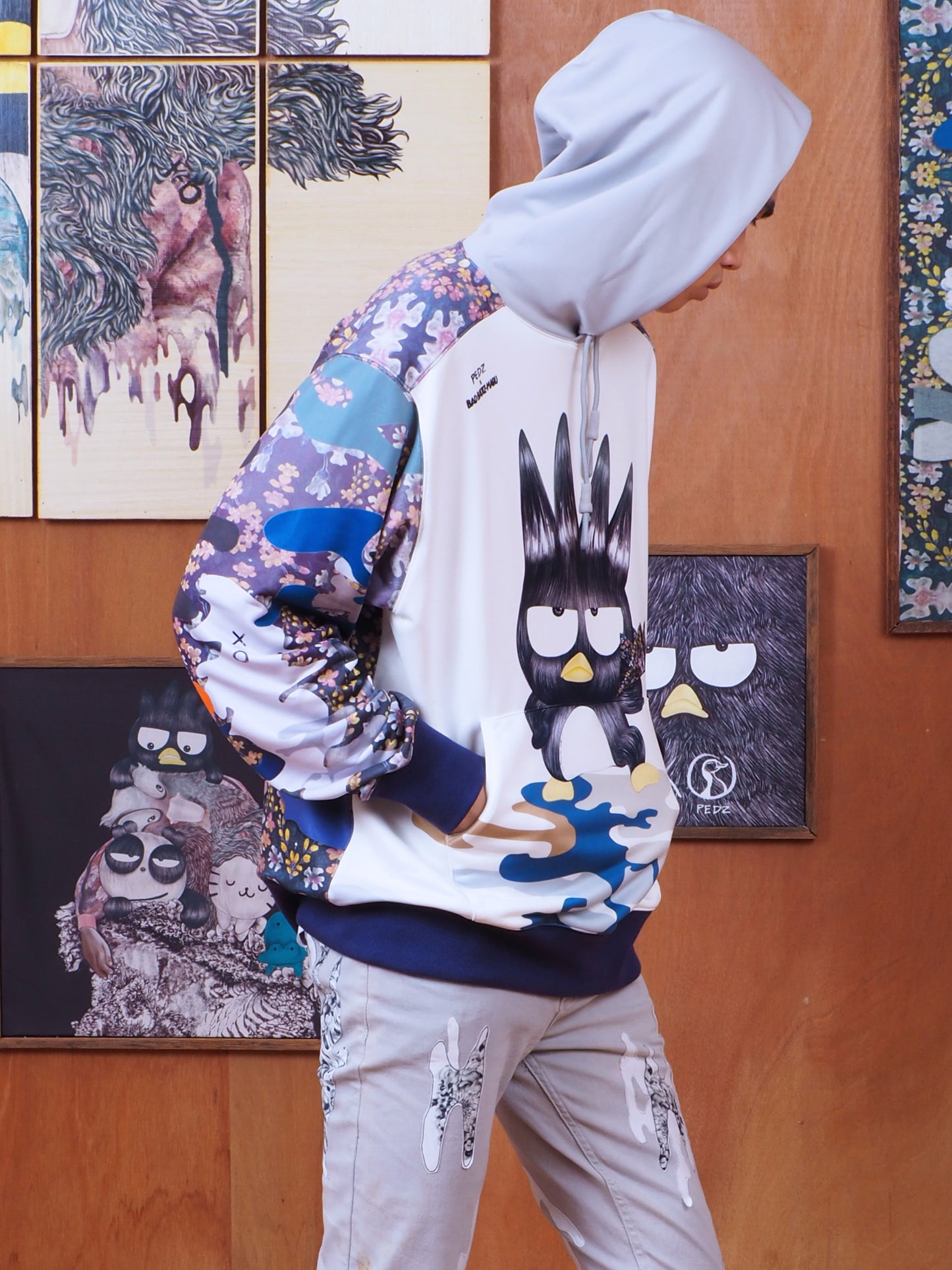 เสื้อฮู้ดลายพราง BADTZ-MARU