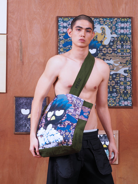 PEDZ X BADTZ CAMOUFLAGE TOTE BAG
