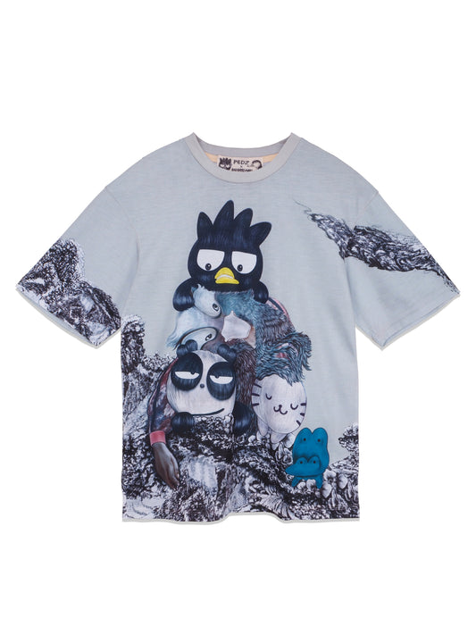 THE GANG ON MOUNT BLUE GRAY T-SHIRT