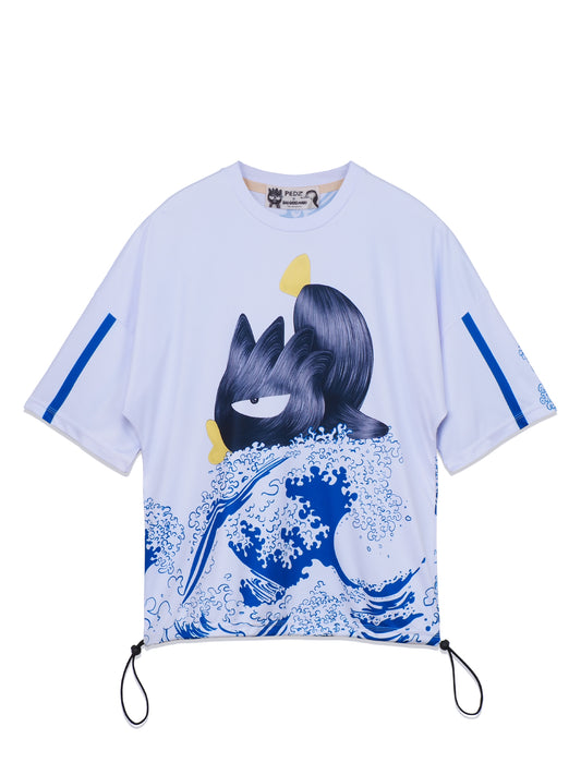WHITE THE GREAT WAVE T-SHIRT