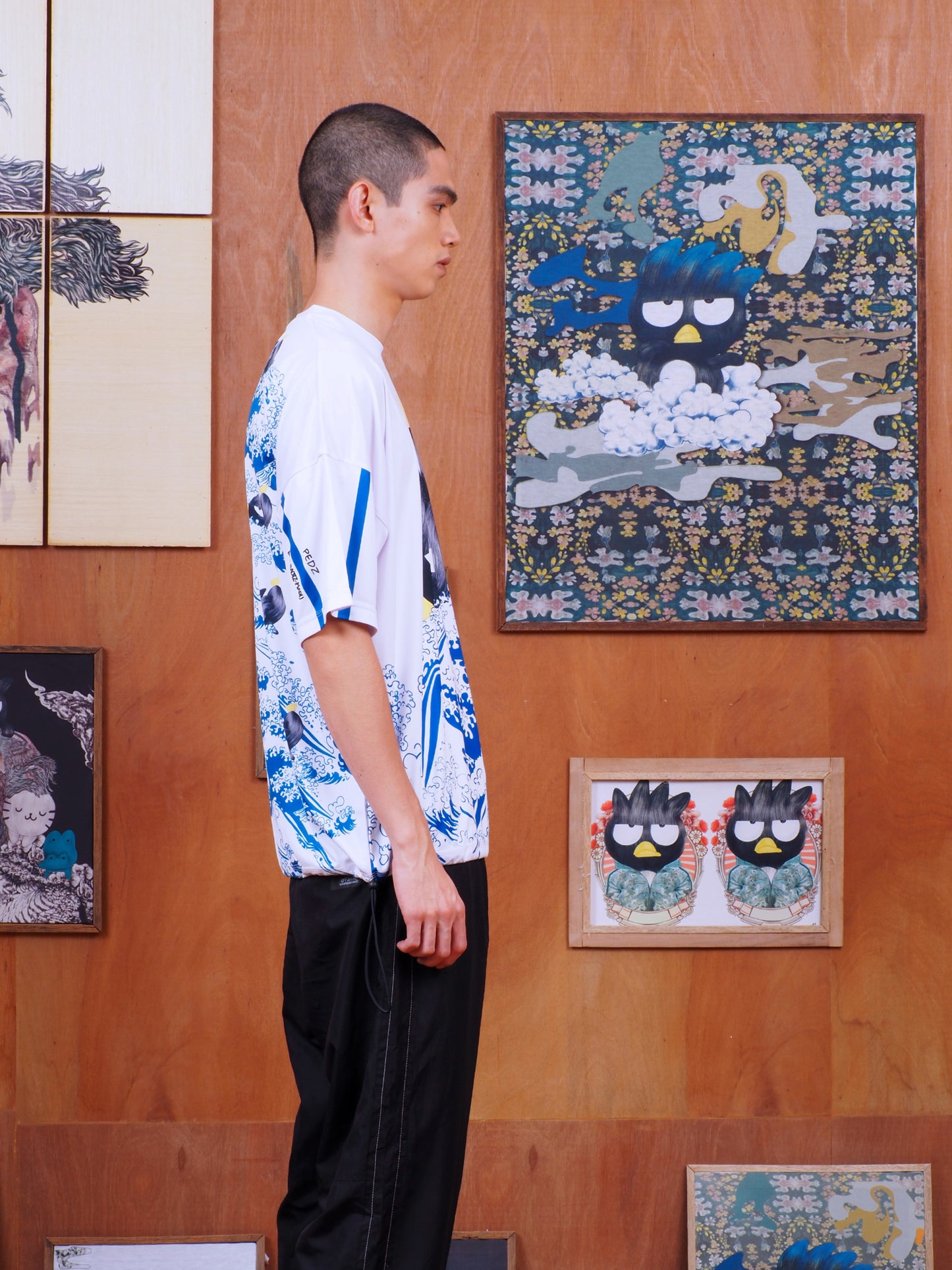 เสื้อยืด THE GREAT WAVE สีขาว