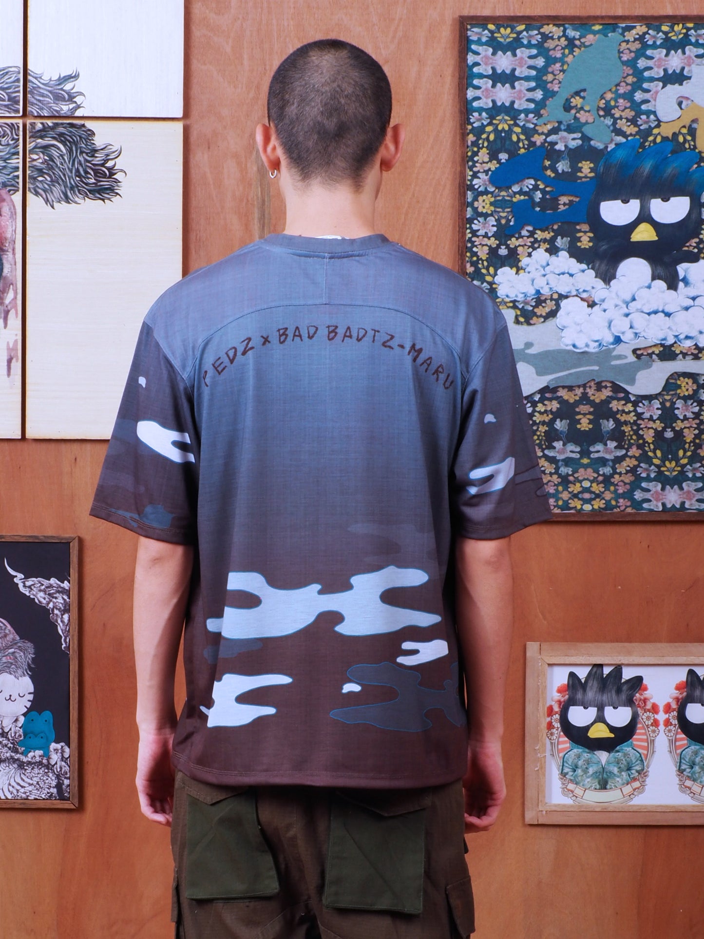 เสื้อยืด XO สีน้ำตาล